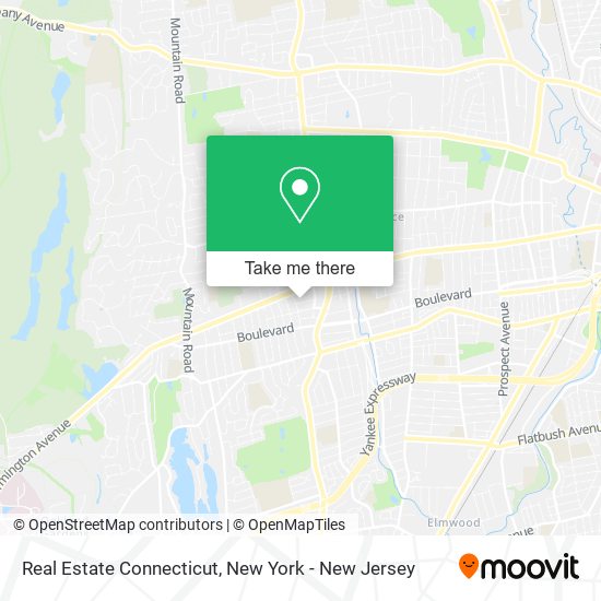 Mapa de Real Estate Connecticut