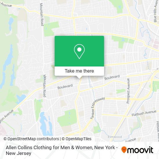 Allen Collins Clothing for Men & Women map