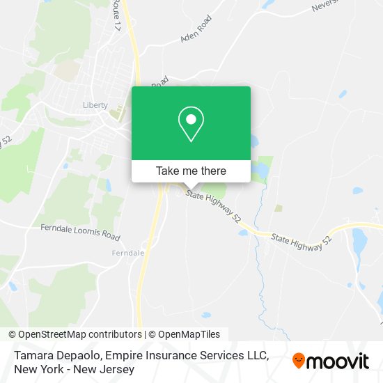Mapa de Tamara Depaolo, Empire Insurance Services LLC