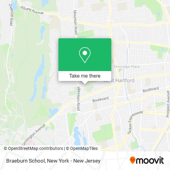 Mapa de Braeburn School