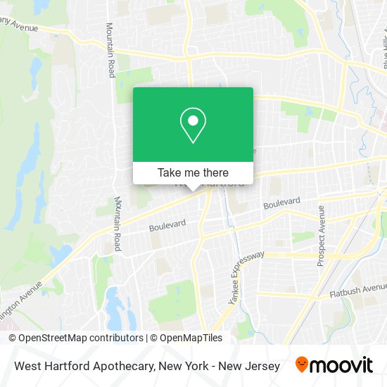 West Hartford Apothecary map