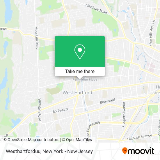 Mapa de Westhartforduu