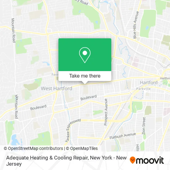 Adequate Heating & Cooling Repair map