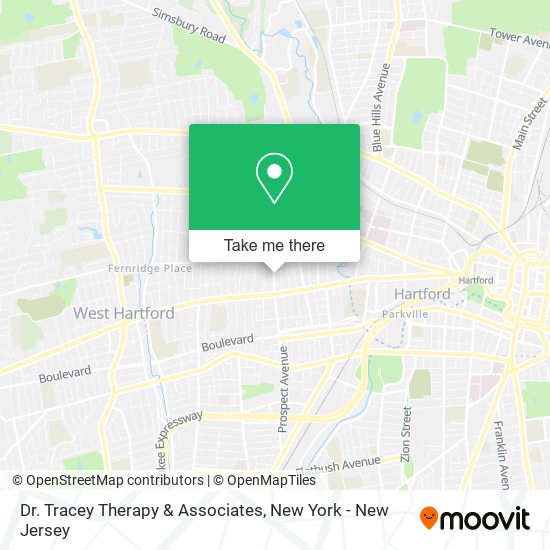 Dr. Tracey Therapy & Associates map