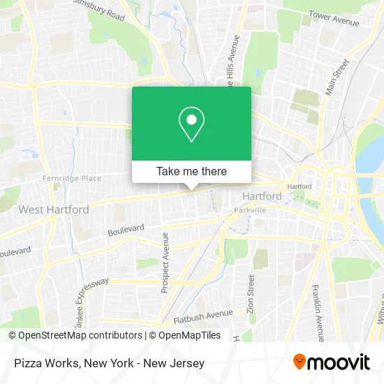 Pizza Works map