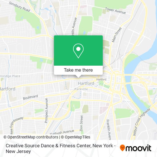 Mapa de Creative Source Dance & Fitness Center