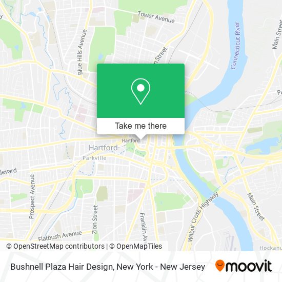 Bushnell Plaza Hair Design map
