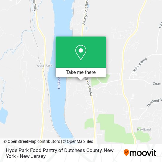 Mapa de Hyde Park Food Pantry of Dutchess County