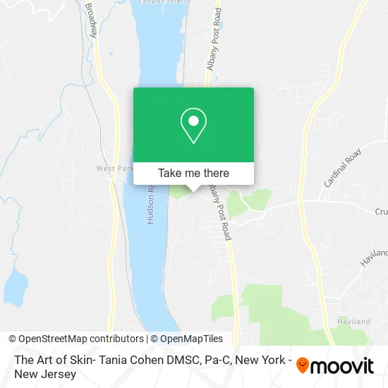 The Art of Skin- Tania Cohen DMSC, Pa-C map