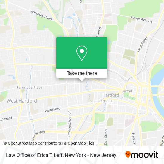 Mapa de Law Office of Erica T Leff