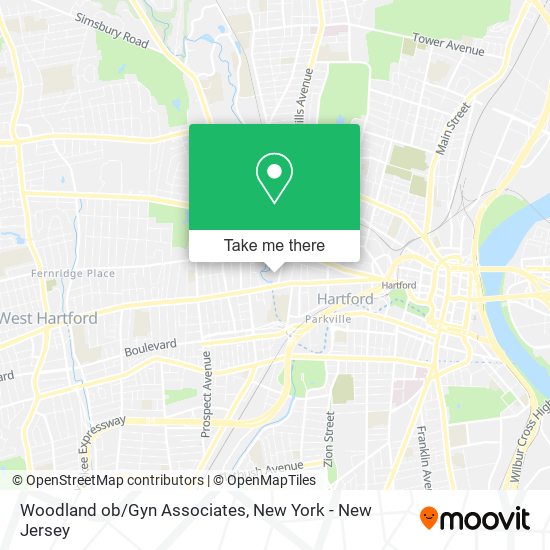 Mapa de Woodland ob/Gyn Associates