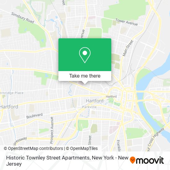 Mapa de Historic Townley Street Apartments