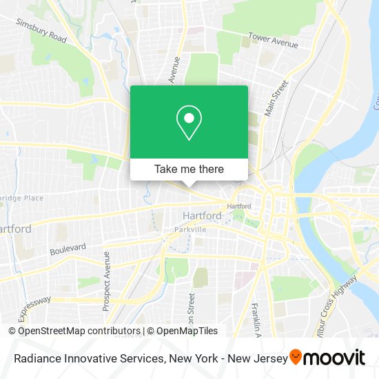 Radiance Innovative Services map