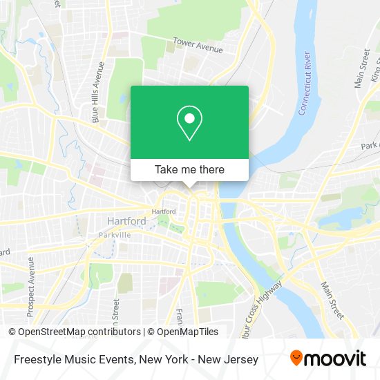 Mapa de Freestyle Music Events