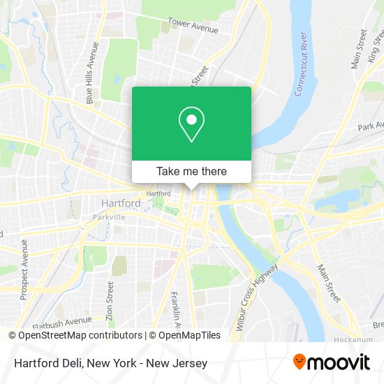 Hartford Deli map