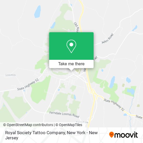 Royal Society Tattoo Company map