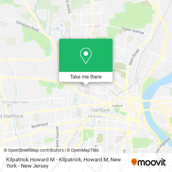 Kilpatrick Howard M - Kilpatrick, Howard M map