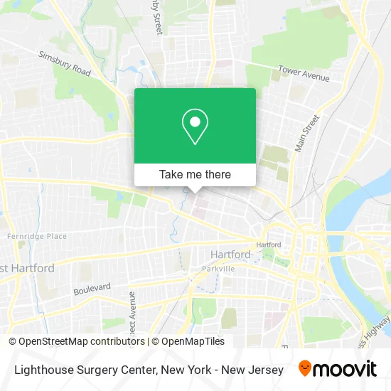 Lighthouse Surgery Center map