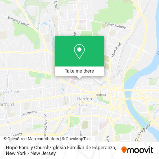 Mapa de Hope Family Church / Iglesia Familiar de Esperanza