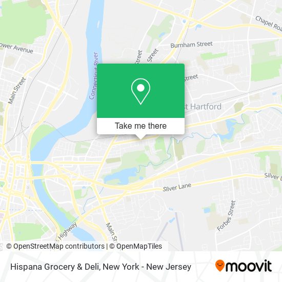 Mapa de Hispana Grocery & Deli