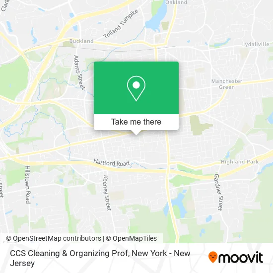 CCS Cleaning & Organizing Prof map