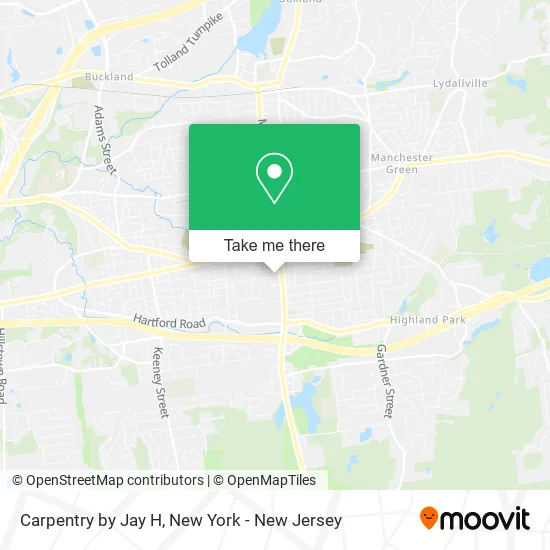 Carpentry by Jay H map