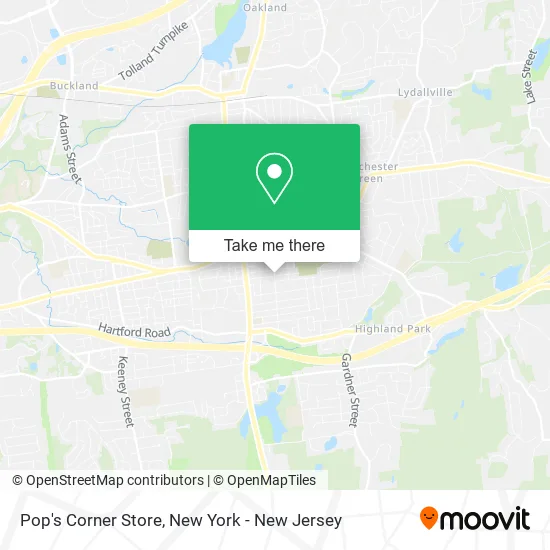 Pop's Corner Store map