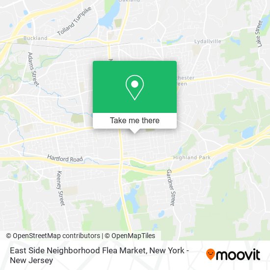 East Side Neighborhood Flea Market map