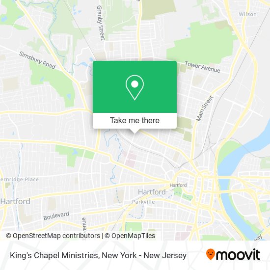 Mapa de King's Chapel Ministries