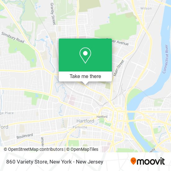 Mapa de 860 Variety Store