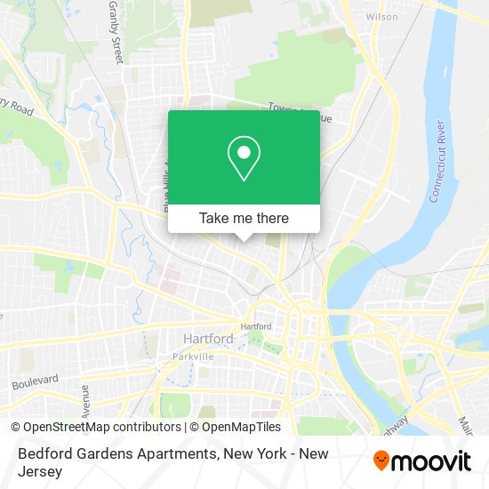 Mapa de Bedford Gardens Apartments