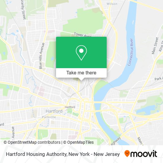 Mapa de Hartford Housing Authority