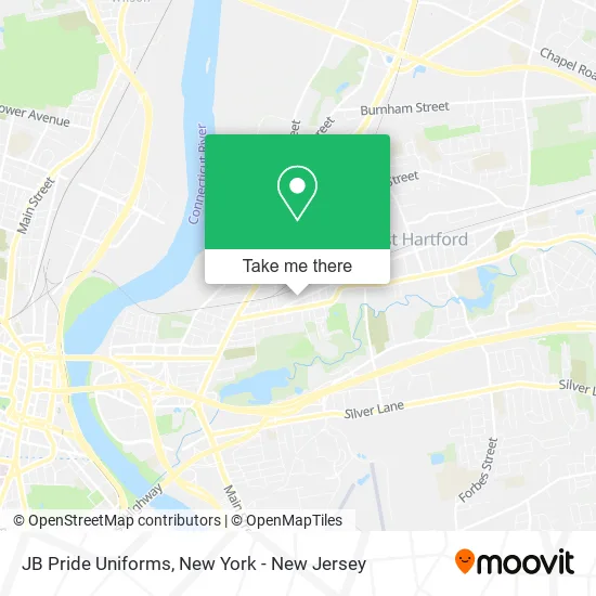 JB Pride Uniforms map