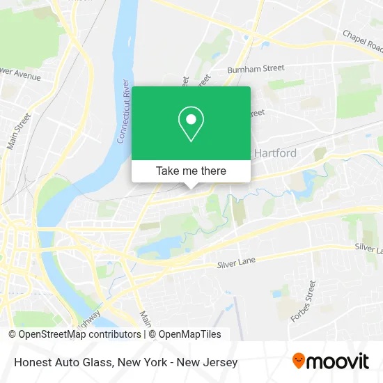 Honest Auto Glass map