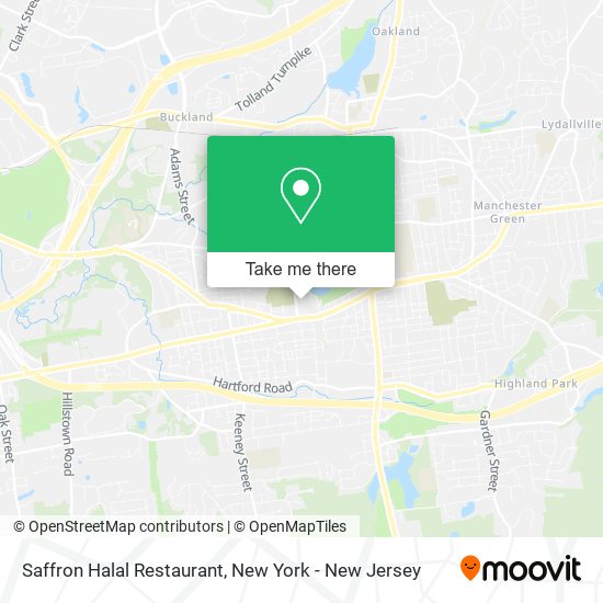 Mapa de Saffron Halal Restaurant