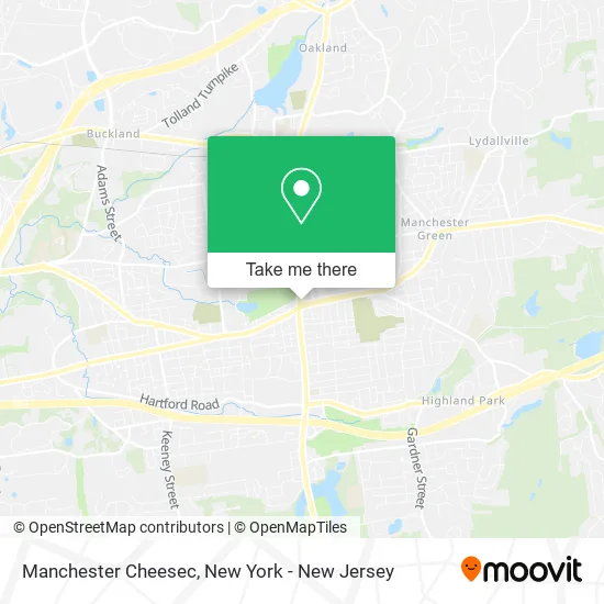 Manchester Cheesec map