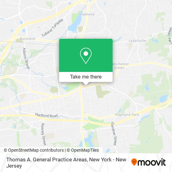 Mapa de Thomas A. General Practice Areas