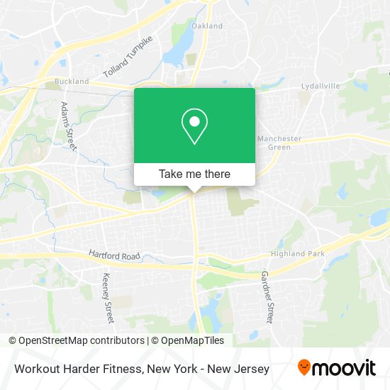 Mapa de Workout Harder Fitness