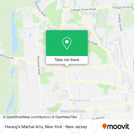 Mapa de Hwang's Martial Arts