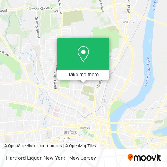 Mapa de Hartford Liquor