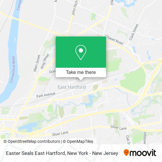 Mapa de Easter Seals East Hartford