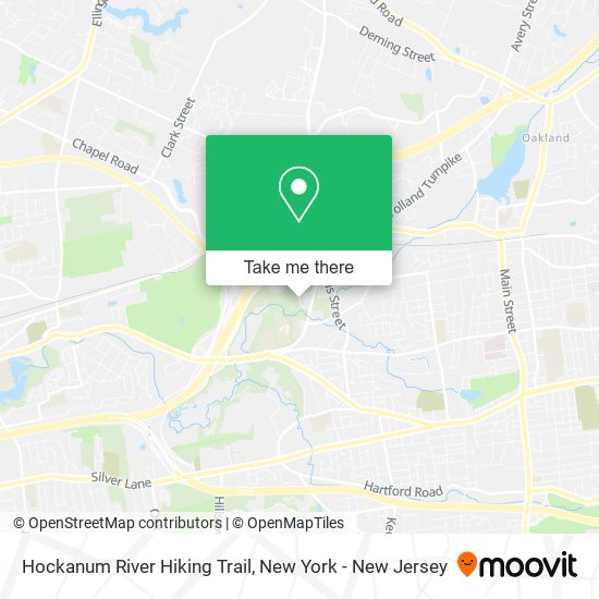 Hockanum River Hiking Trail map