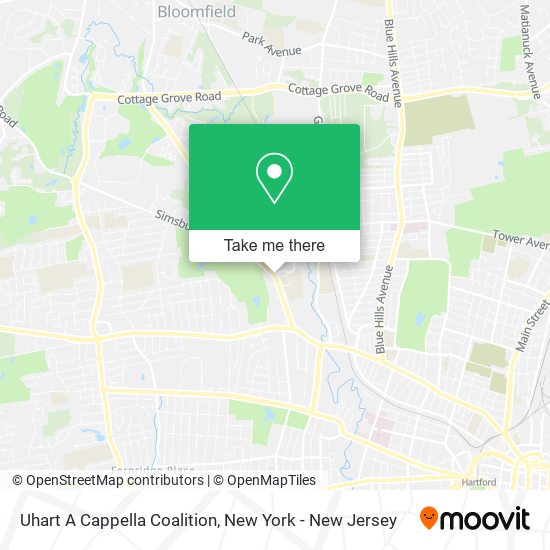 Uhart A Cappella Coalition map