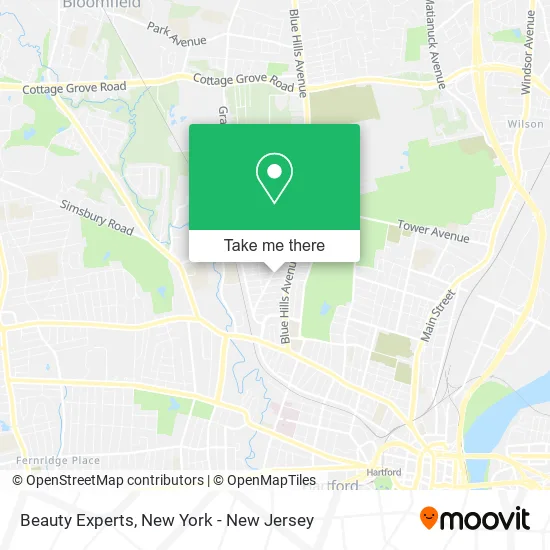 Beauty Experts map