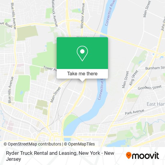 Ryder Truck Rental and Leasing map