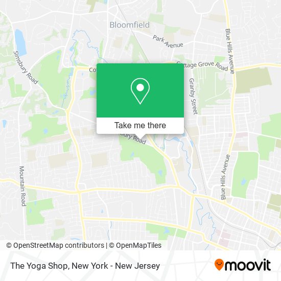 The Yoga Shop map