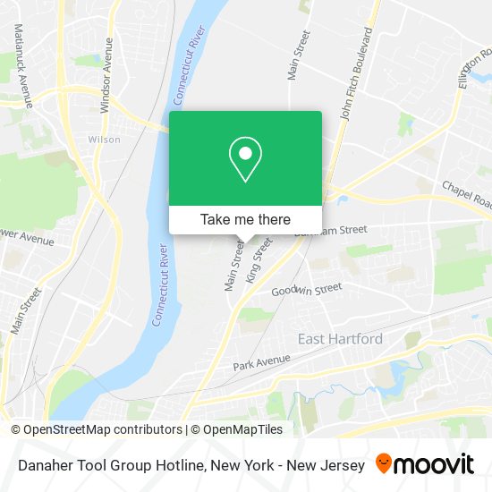Mapa de Danaher Tool Group Hotline