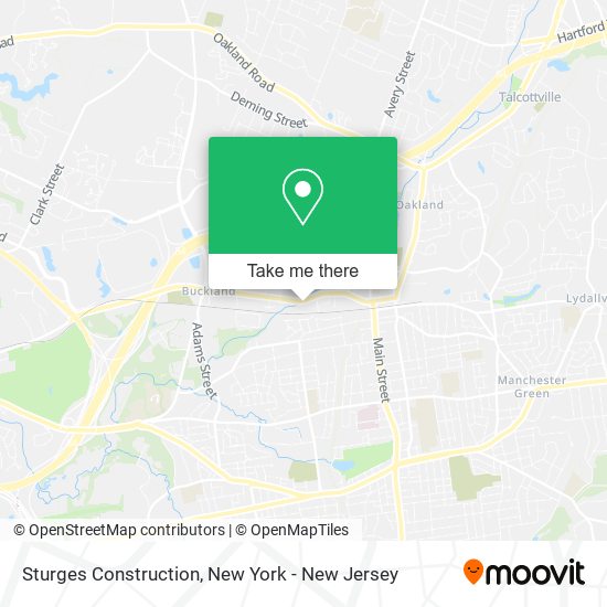 Sturges Construction map