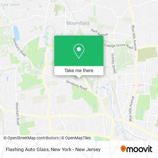 Flashing Auto Glass map