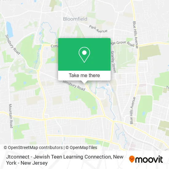 Jtconnect - Jewish Teen Learning Connection map